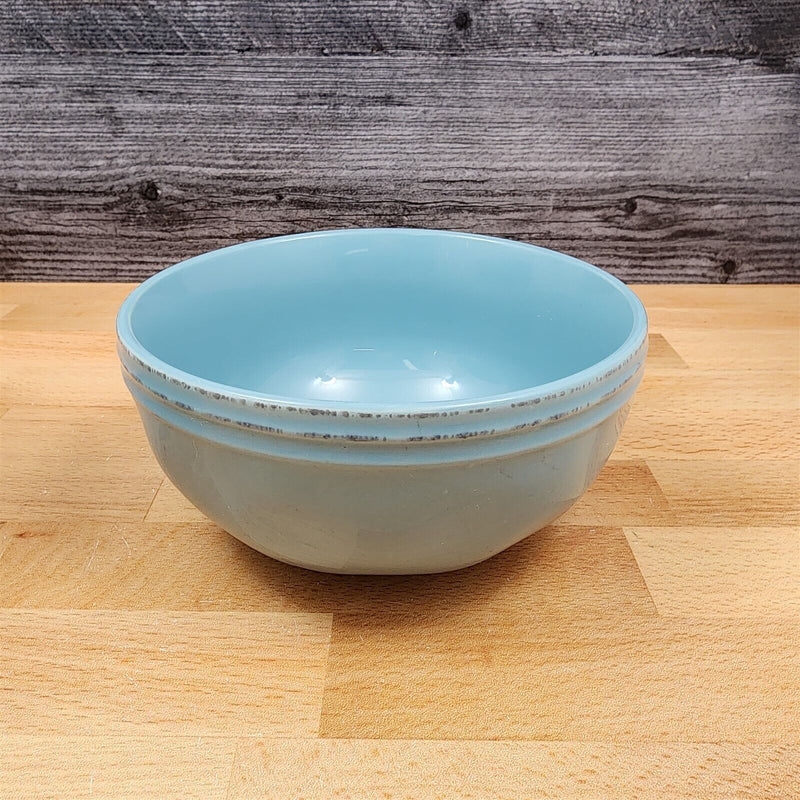Load image into Gallery viewer, Cucina Agave Blue by Rachael Ray Set of 3 Soup Cereal Bowl 5" 13cm Dinnerware
