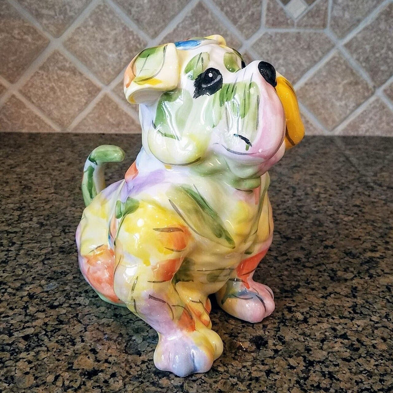 Load image into Gallery viewer, Bulldog Teapot Collectible Decorative Kitchen Home Dog Décor Blue Sky Clayworks