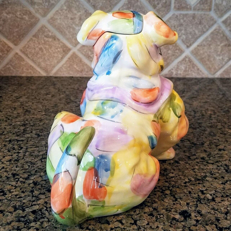 Load image into Gallery viewer, Bulldog Teapot Collectible Decorative Kitchen Home Dog Décor Blue Sky Clayworks