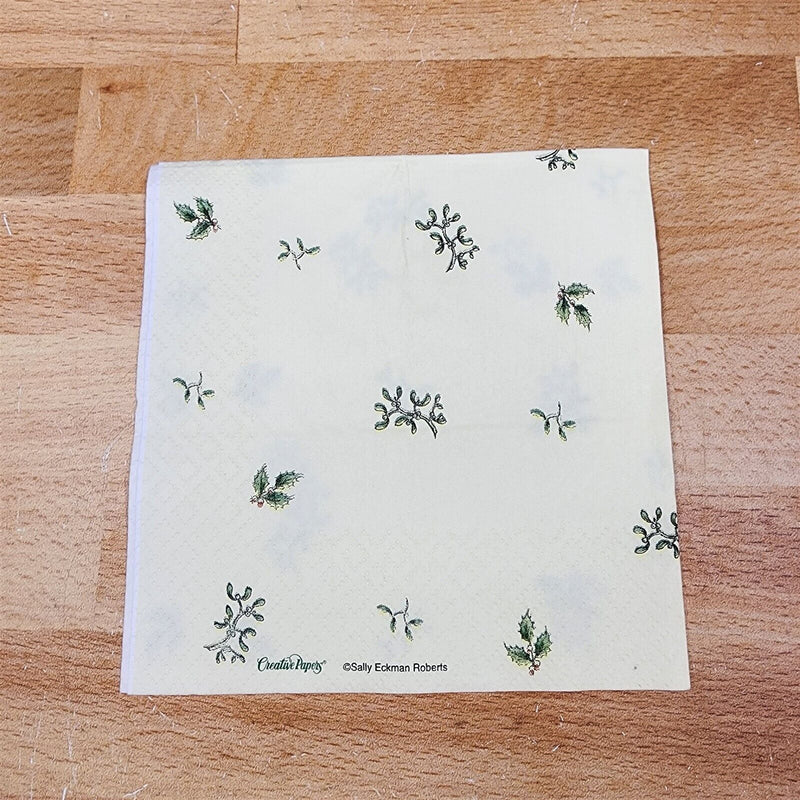 Load image into Gallery viewer, Spode Christmas Tree Set of 18 Paper Napkins 5" Square