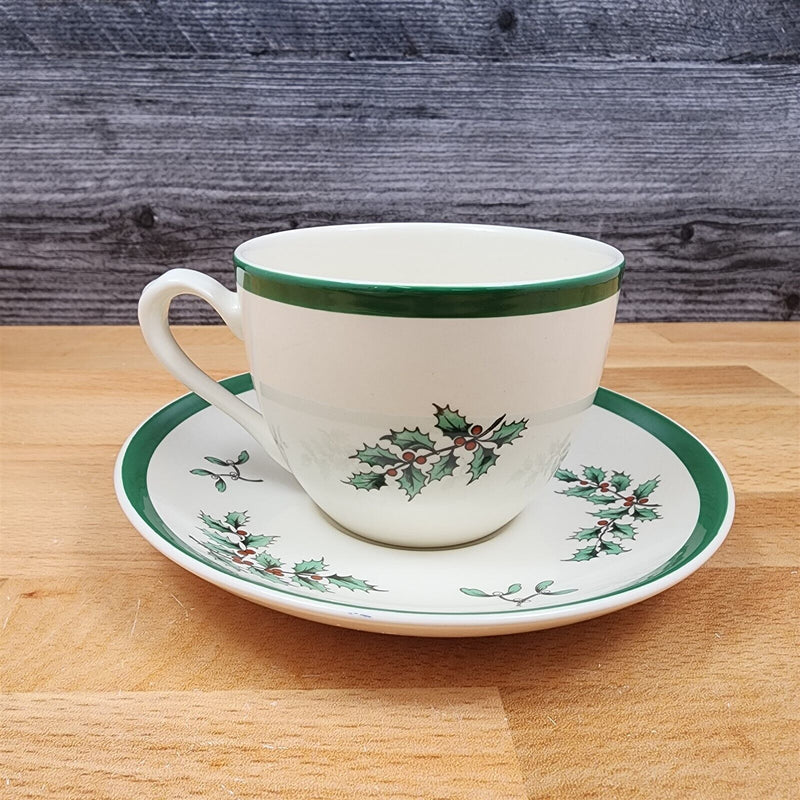 Load image into Gallery viewer, Spode Christmas Tree Set of 4 Cup and Saucer Coffee Mug Dinnerware England
