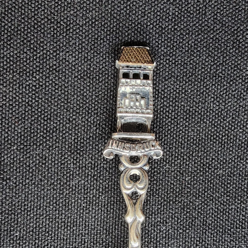 Load image into Gallery viewer, Innsbruck Austria Collectible Souvenir Spoon 4.25" (11cm) Silver Plated
