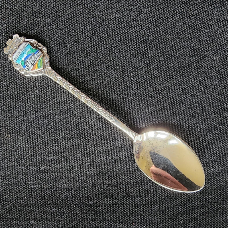 Load image into Gallery viewer, Baden Baden Germany Kurhaus Collectible Souvenir Spoon 4.25" 11cm Silver Plated