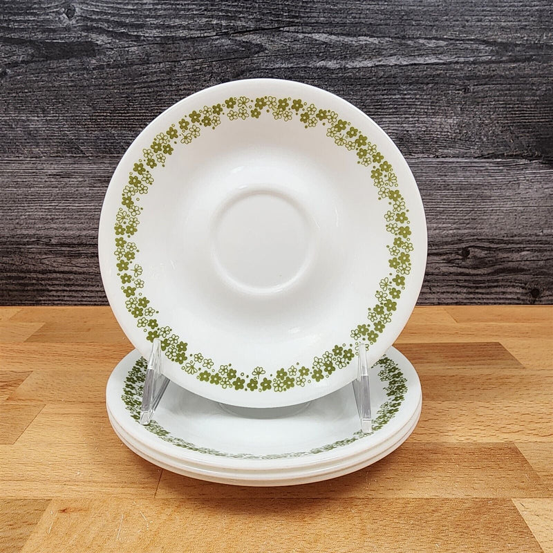 Load image into Gallery viewer, Corelle Corning Spring Blossom Set of 3 Flat Cup & Saucer with Hook Handle Mugs