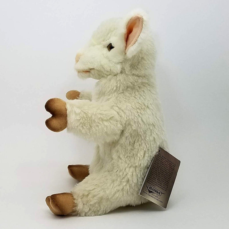 Load image into Gallery viewer, Lamb Hand Puppet by Hansa True to Life Look Soft Plush Animal Learning Toys