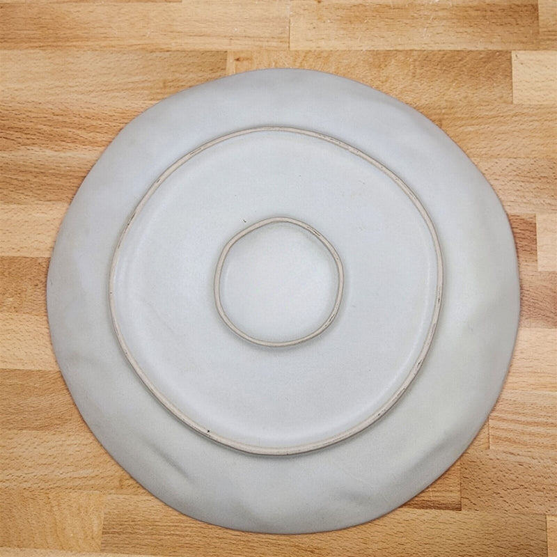 Load image into Gallery viewer, Bird Reactive Set of 2 Plate Dinner and Salad Embossed Decorative by Blue Sky