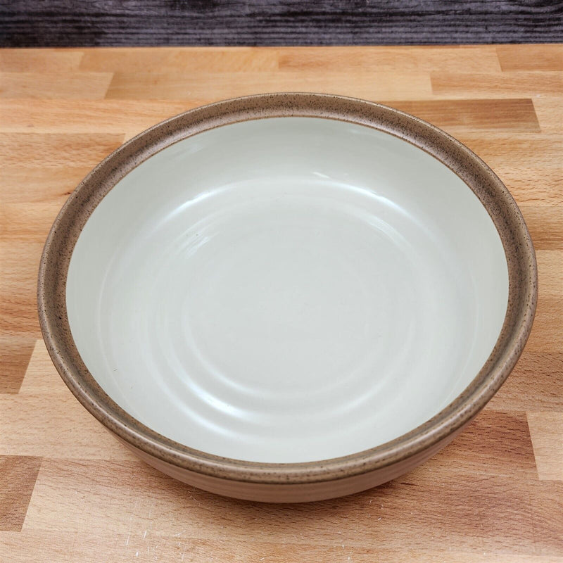 Load image into Gallery viewer, Noritake Madera Ivory Round Baker 9" Serving Bowl 8474 Stoneware Dinnerware