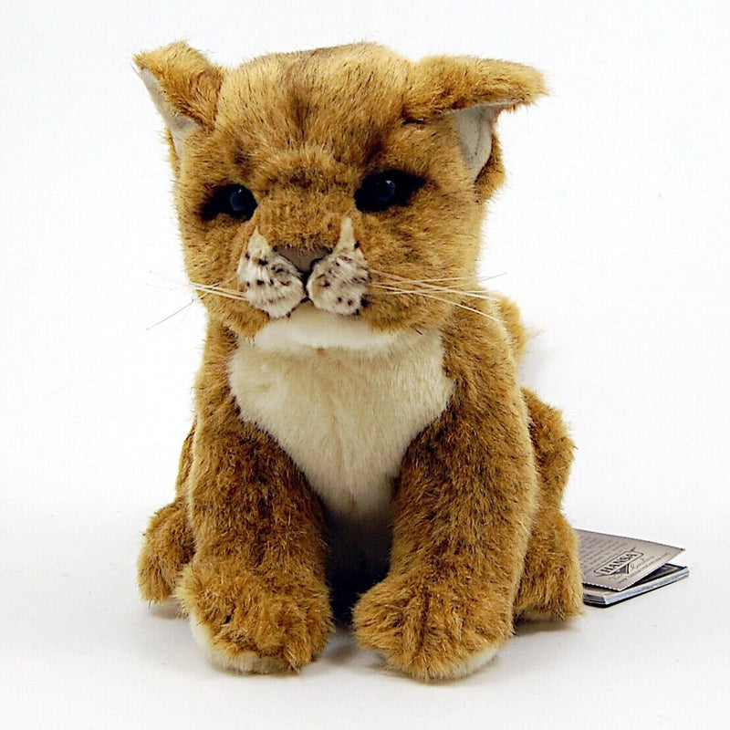 Load image into Gallery viewer, Lion Cub Brown 6.5" by Hansa True to Life Look Soft Plush Animal Learning Toys