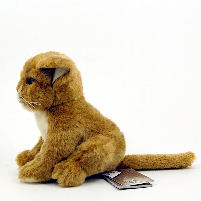 Load image into Gallery viewer, Lion Cub Brown 6.5" by Hansa True to Life Look Soft Plush Animal Learning Toys