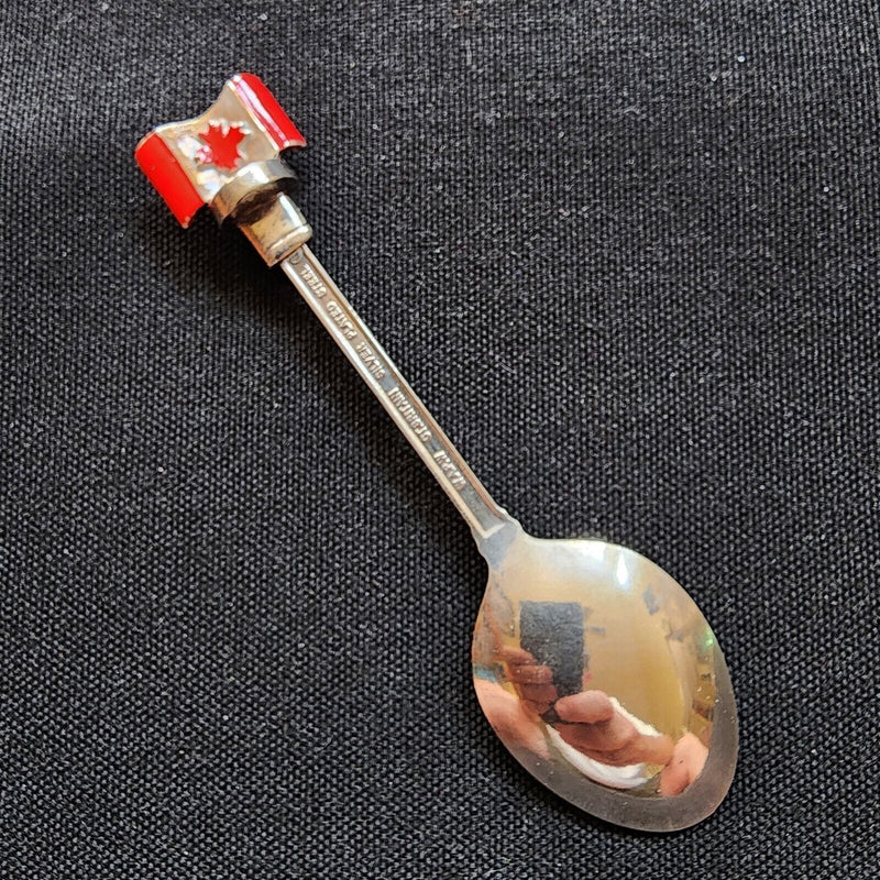 Load image into Gallery viewer, Niagara Falls Canada Collectible Souvenir Spoon 4in (10cm) Silver Plated
