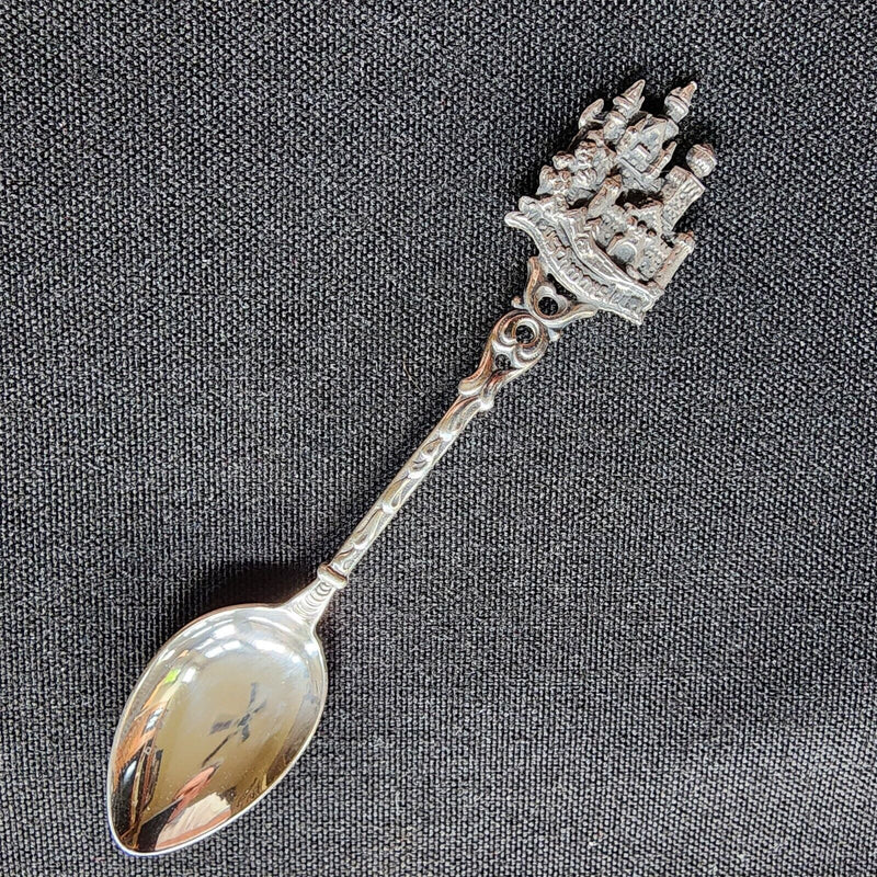 Load image into Gallery viewer, Neuschwanstein Castle Bavaria Collector Souvenir Spoon 4.5" (11cm) Silver Plated