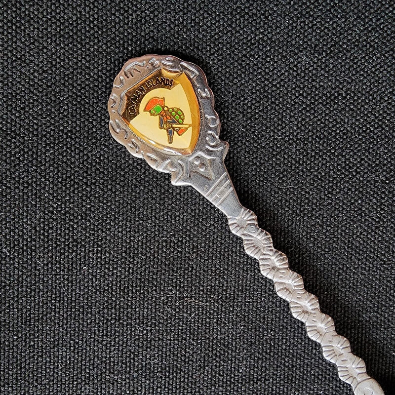 Load image into Gallery viewer, Cayman Islands with Sea Turtle Collectible Souvenir Spoon 4 1/2" (11cm)
