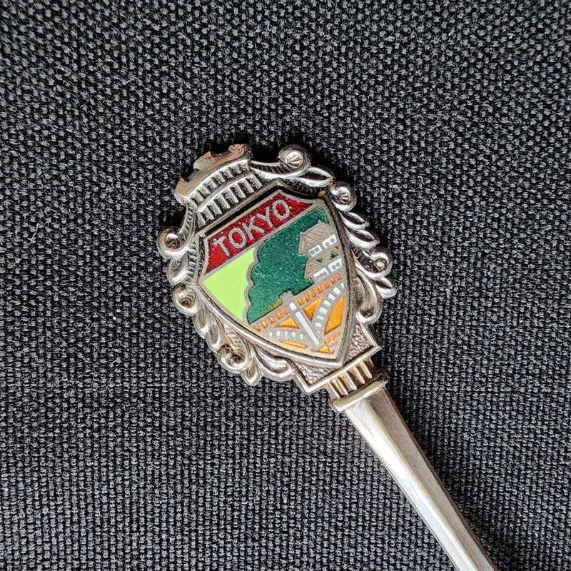 Load image into Gallery viewer, Tokyo Japan Collectible Travel Souvenir Spoon Nickel Silver Asian Japanese