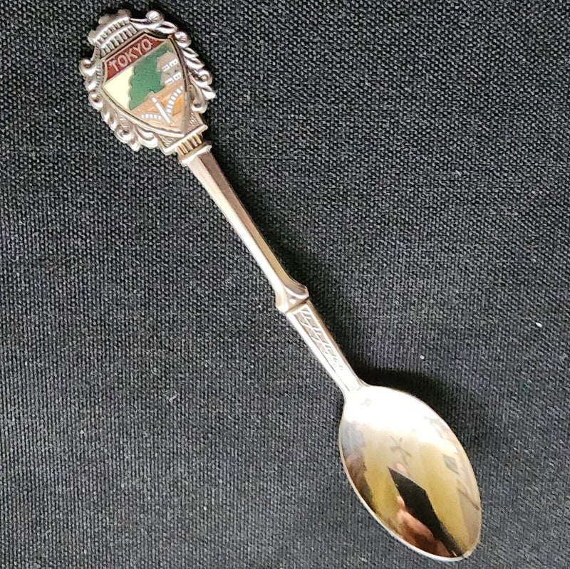 Load image into Gallery viewer, Tokyo Japan Collectible Travel Souvenir Spoon Nickel Silver Asian Japanese