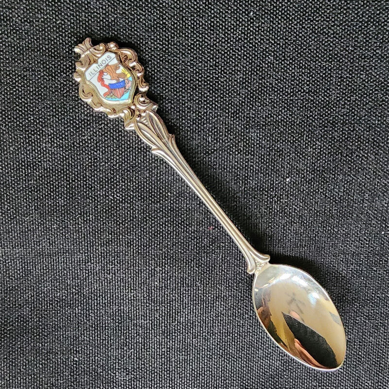 Load image into Gallery viewer, Illinois Collectible Souvenir Spoon 4 1/2" (11cm)