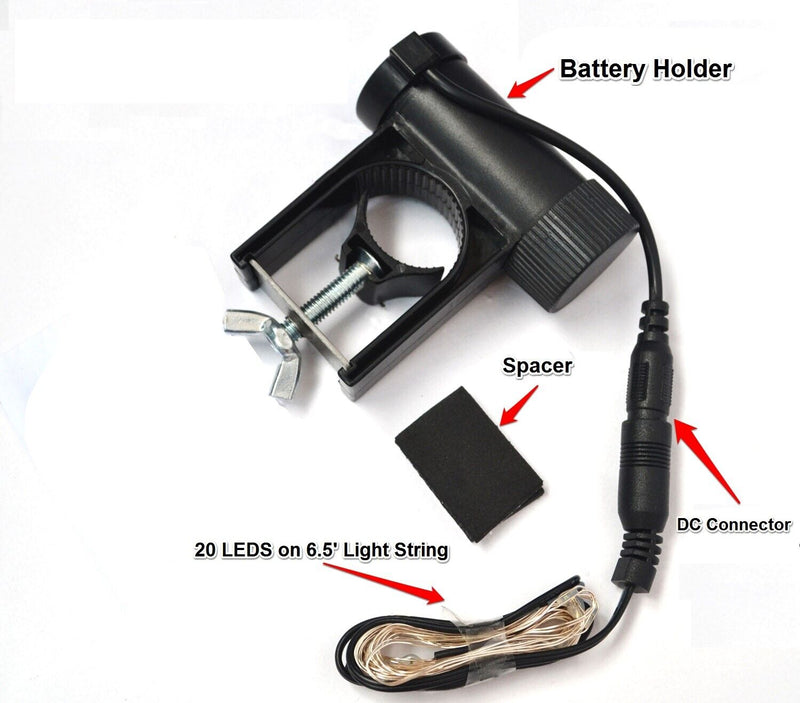 Load image into Gallery viewer, Bicycle Lights For Spokes And Frames Blue 20 Super-Bright Led Battery Powered