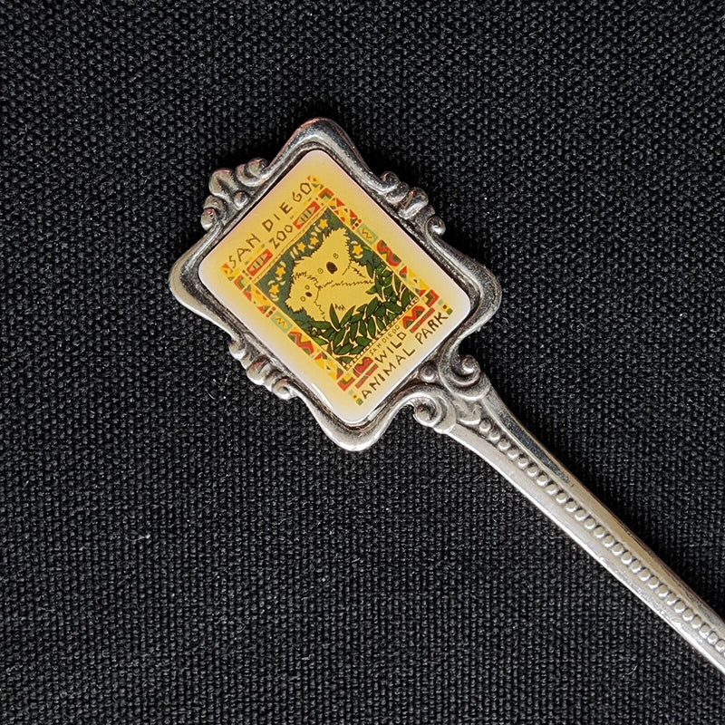 Load image into Gallery viewer, San Diego Zoo Wild Animal Park Collectible Souvenir Spoon 5" 12cm Silver Plated