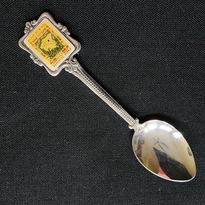 Load image into Gallery viewer, San Diego Zoo Wild Animal Park Collectible Souvenir Spoon 5" 12cm Silver Plated