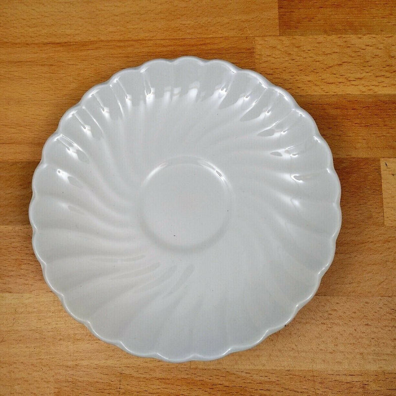 Load image into Gallery viewer, Johnson Bros Ironstone Tea Flat Cup and Saucer Set of 4 Coffee Mugs Dinnerware