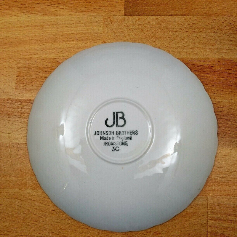 Load image into Gallery viewer, Johnson Bros Ironstone Tea Flat Cup and Saucer Set of 4 Coffee Mugs Dinnerware