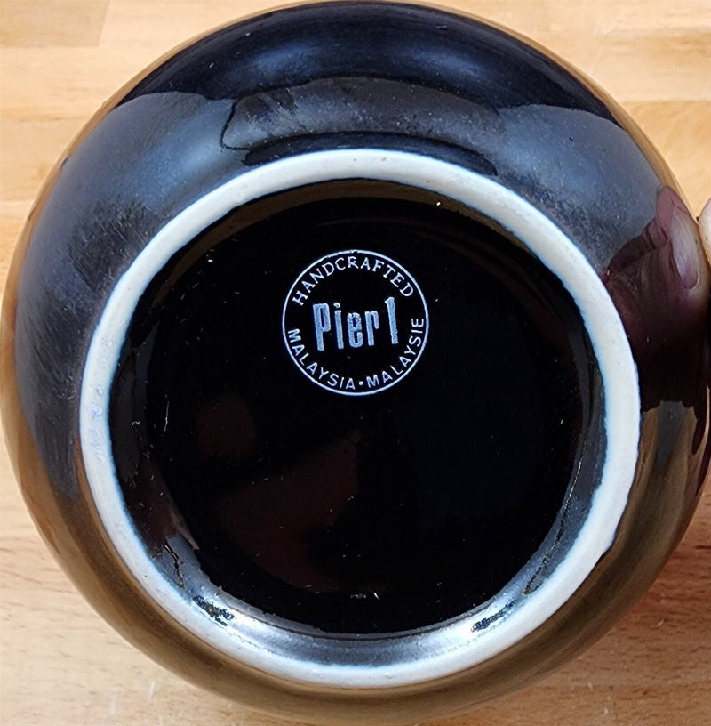 Load image into Gallery viewer, Pier 1 Imports Coffee Mug 16oz Tea Cup Black