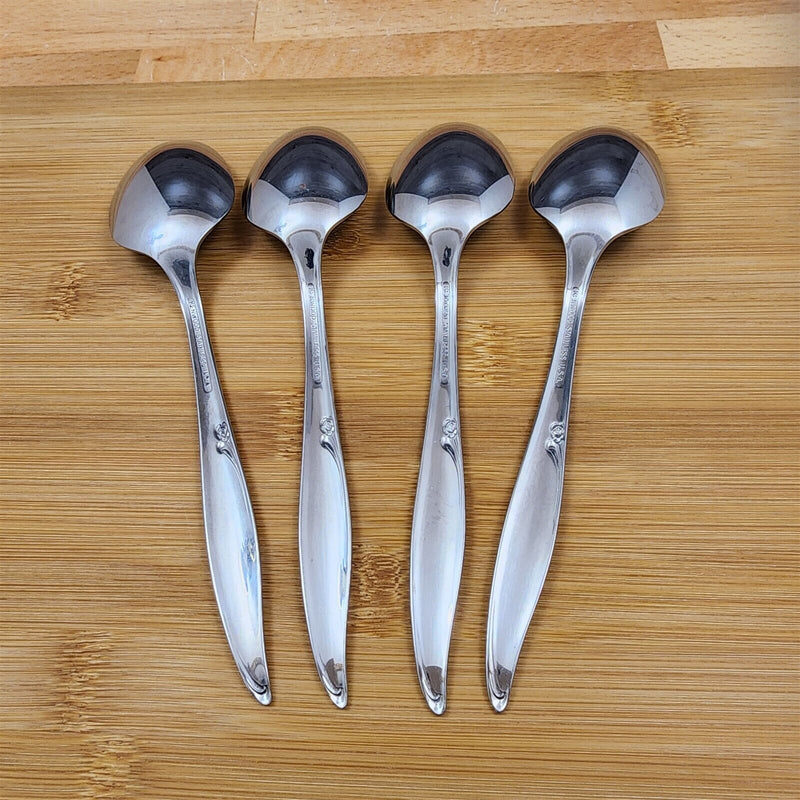 Load image into Gallery viewer, Oneida Kenwood Forever Rose Tablespoon Set of 4 Community Stainless Flatware 7"