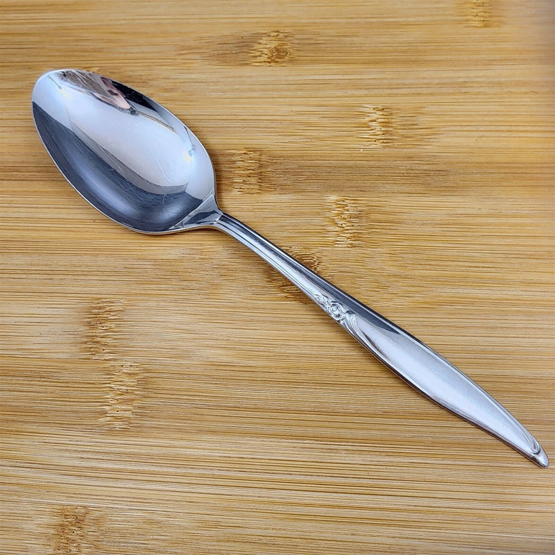 Load image into Gallery viewer, Oneida Kenwood Forever Rose Solid Serving Fork and Spoon Set Community Stainless