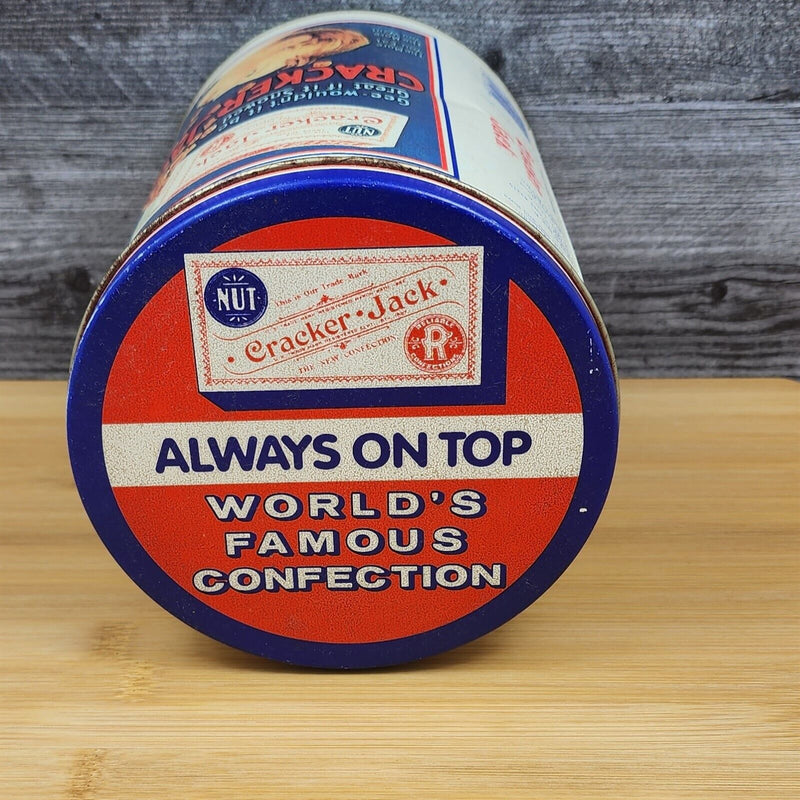 Load image into Gallery viewer, Cracker Jack Tin Nostalgic Confection Advertising Limited Edition 1990 Empty