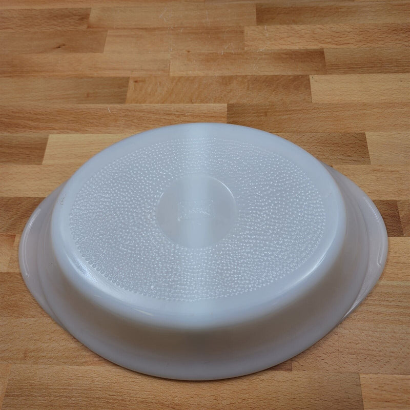 Load image into Gallery viewer, Glassbake Milk White Glass Divided 12in Oval Casserole Baking Pan J239 by Mckee