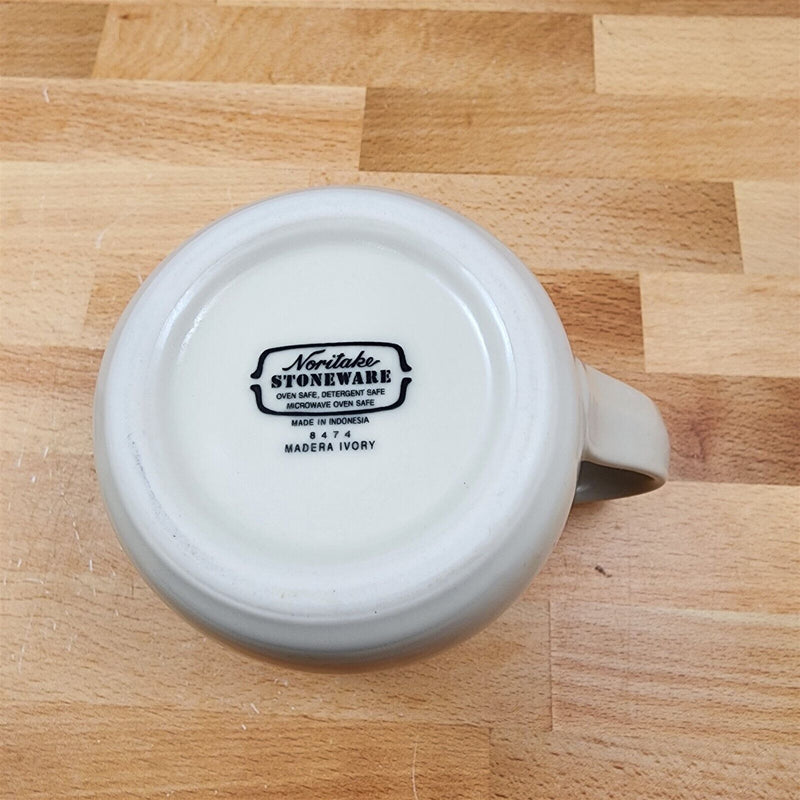 Load image into Gallery viewer, Noritake Madera Ivory Creamer Pitcher 8474 Stoneware Dinnerware Tableware