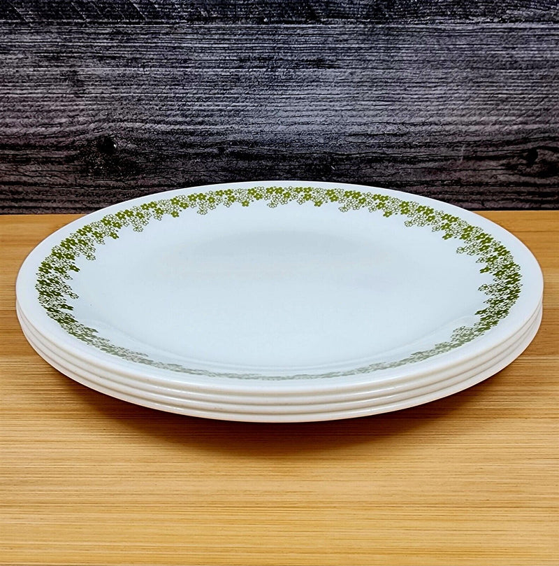 Load image into Gallery viewer, Corelle Spring Blossom Set of 4 Dinner Plate 10.25" 26cm Corning Green Flowers