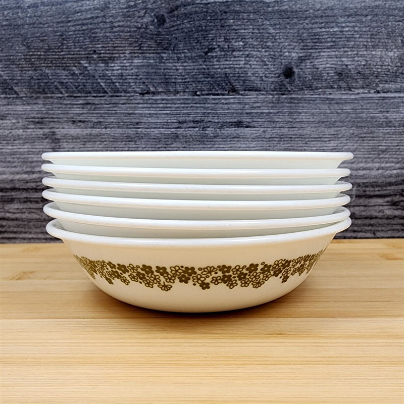 Load image into Gallery viewer, Corelle Corning Spring Blossom Set of 6 Fruit Sauce Bowl 5 1/2" 14 cm Floral Rim