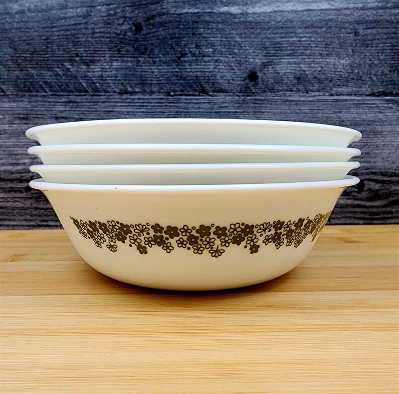 Load image into Gallery viewer, Corelle Corning Spring Blossom Set of 4 Soup Bowl 6 1/4" 16 cm Floral Rim