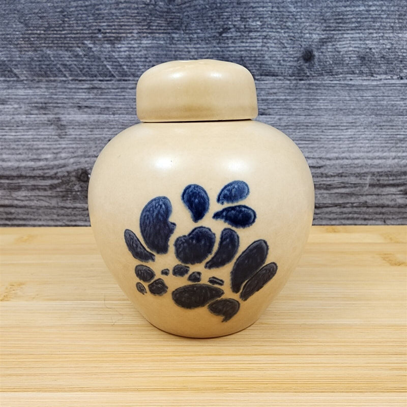 Load image into Gallery viewer, Pfaltzgraff Folk Art Potpourri Jar & Lid Brown Floral Design