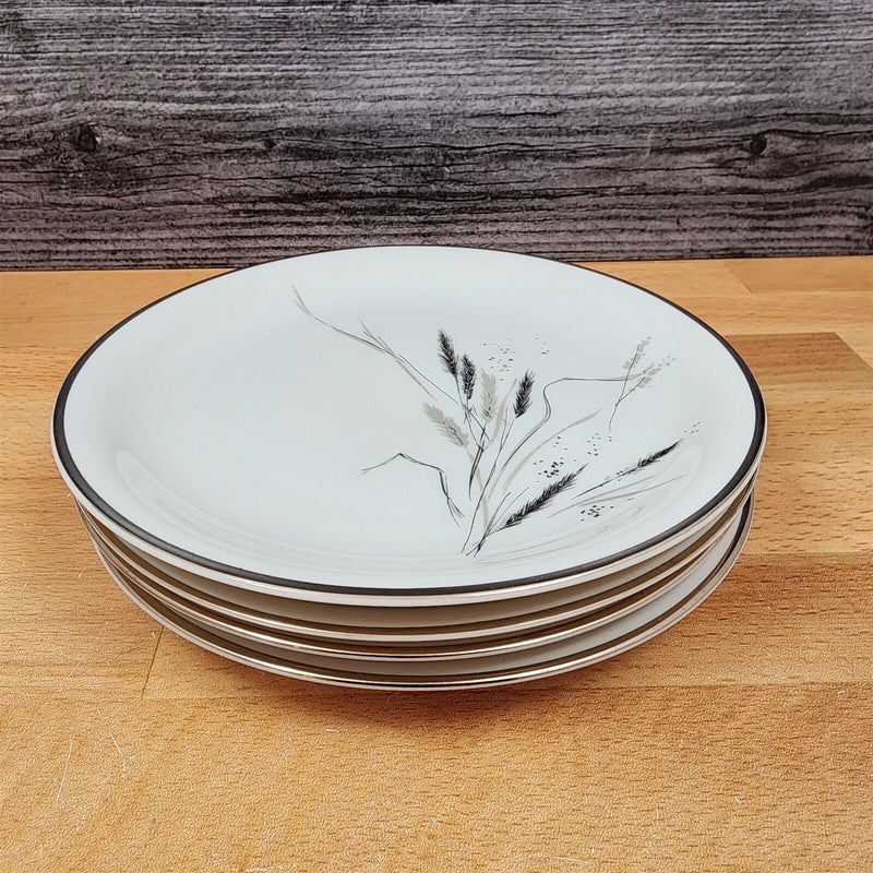 Load image into Gallery viewer, Ceres Easterling 4 Plate Set Bread Butter Wheat Pattern 6” 15cm Bavaria German