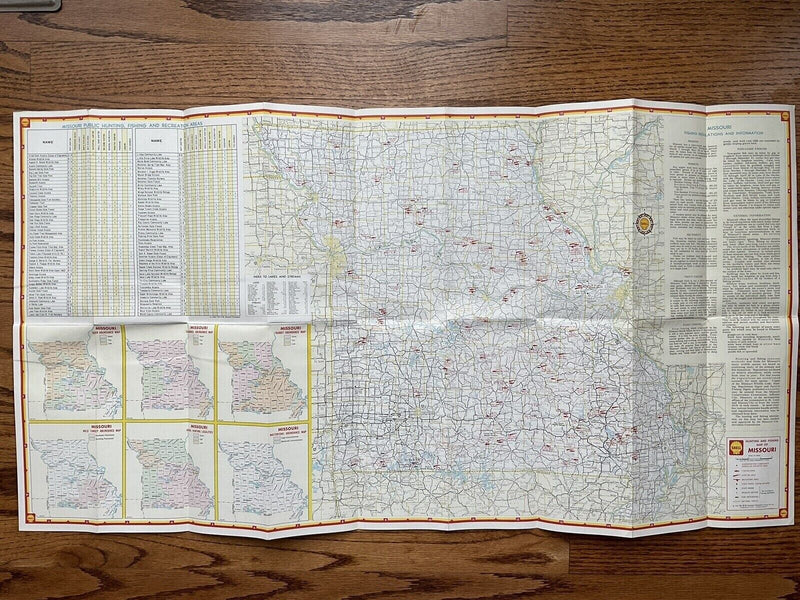 Load image into Gallery viewer, 1963 Shell Missouri State Highway Transportation Travel Road Map