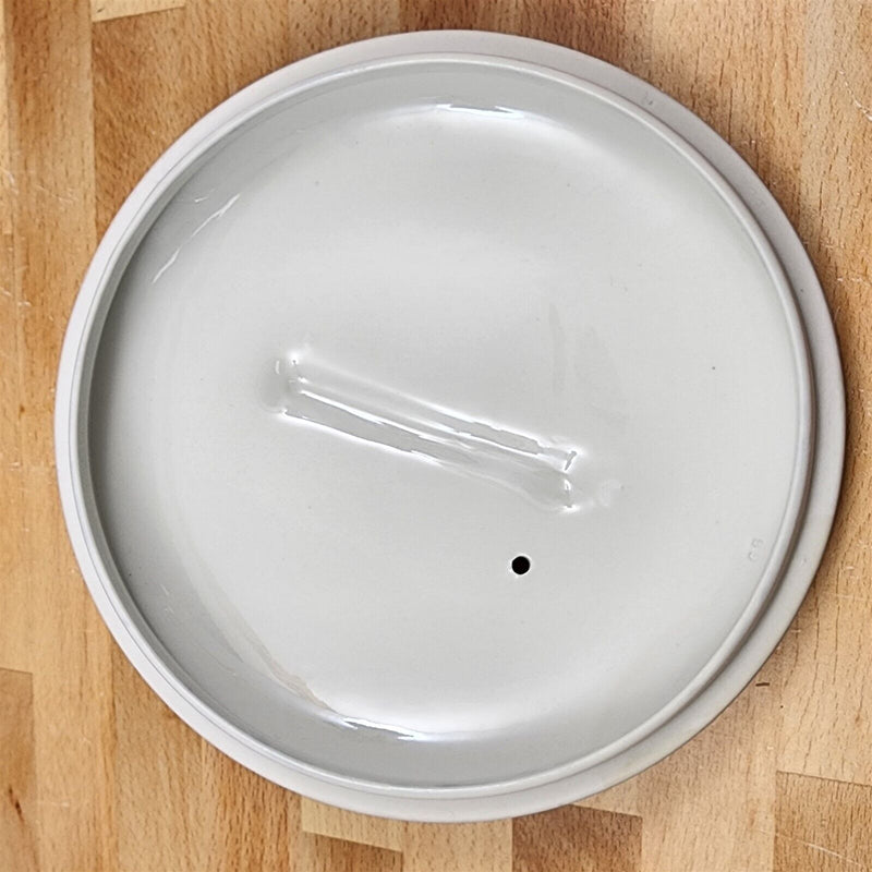 Load image into Gallery viewer, Hall Casserole Dish 8.5" with Cover Lid Round Cobalt Blue Garden 1.5 Qt Bowl