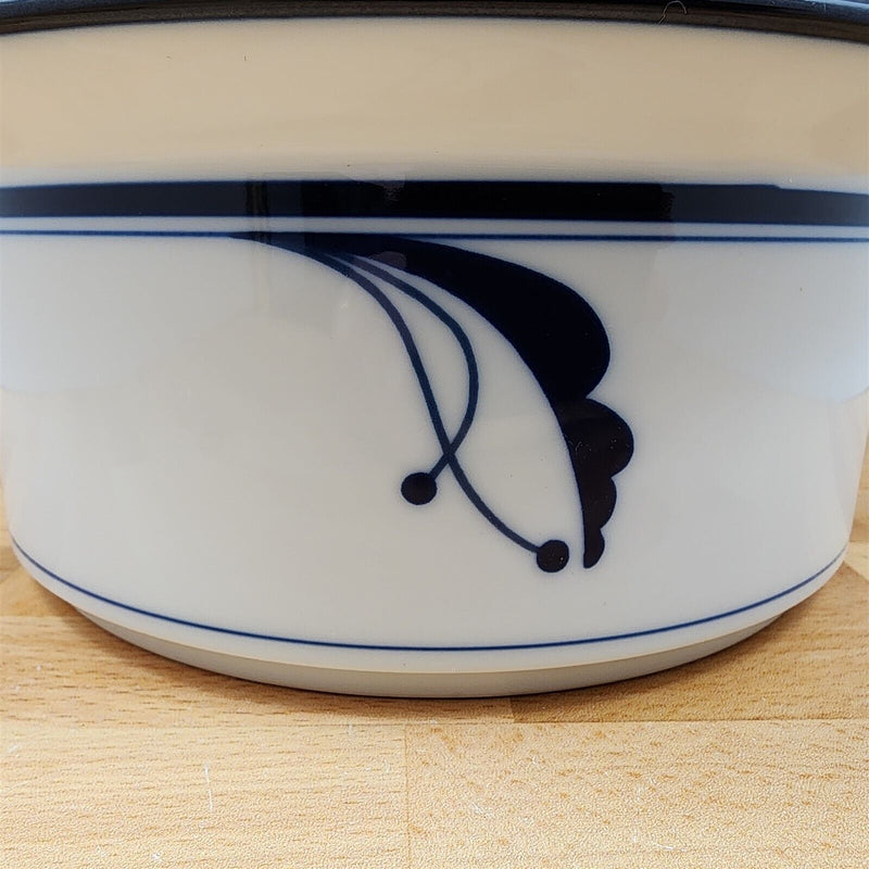 Load image into Gallery viewer, Dansk Bayberry Blue Casserole Dish with Cover Lid 2 Qt Bowl Japan Ceramic