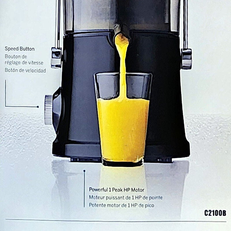 Load image into Gallery viewer, Juicer Extractor Machine 700w 2 Speed Centrifugal by Omega Fruit Vegetable Black