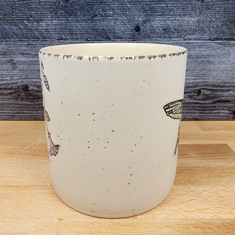 Load image into Gallery viewer, Ruby Hummingbird Canister Embossed Set of 2 by Blue Sky 4" & 5" Home Décor Jars