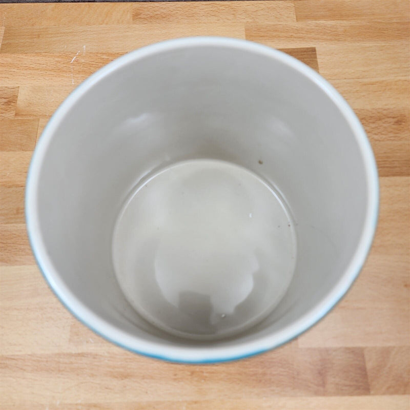 Load image into Gallery viewer, Majestic Repeat Brown White Red Dots Flower Planter 6" Canister By Blue SKy
