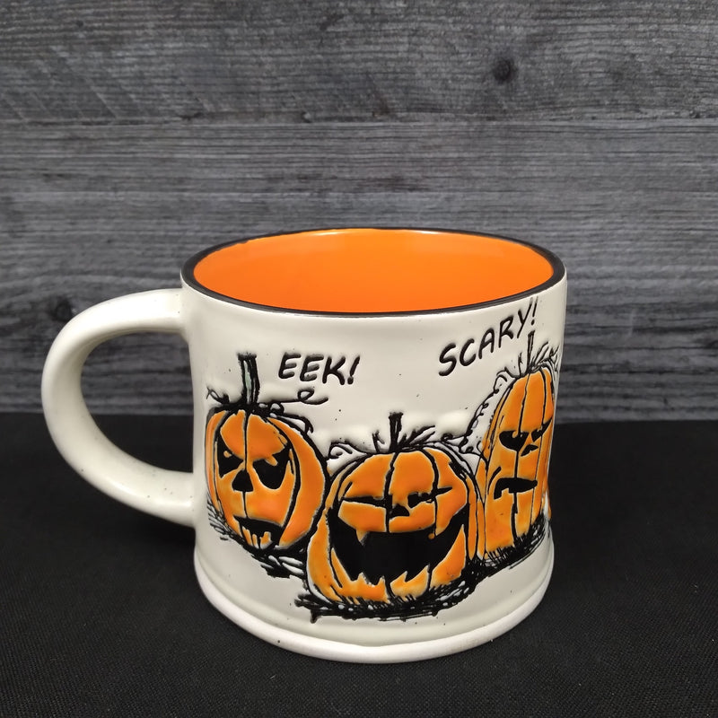 Load image into Gallery viewer, Halloween Scary Pumpkins Coffee Mug Beverage Tea Cup 17oz 483ml by Blue Sky