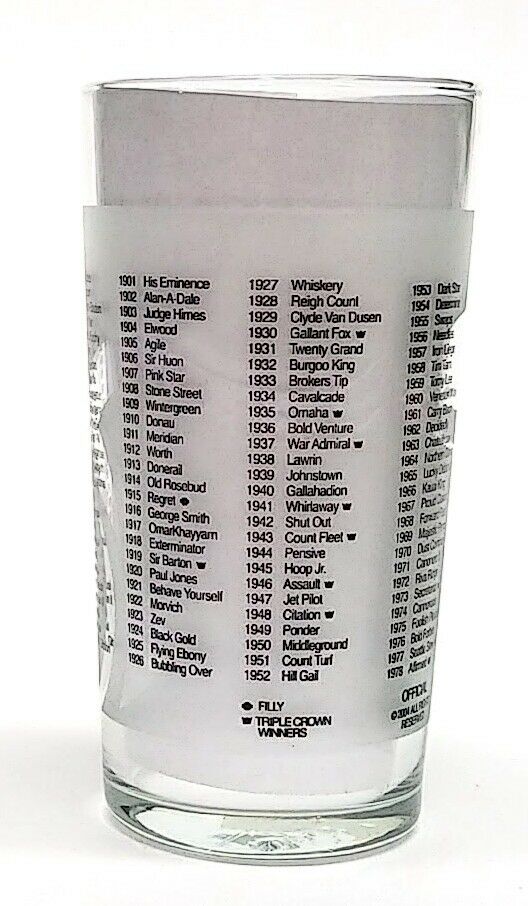 Load image into Gallery viewer, Kentucky Derby 2005 131th Mint Julep Beverage Glass Winner was Giacomo