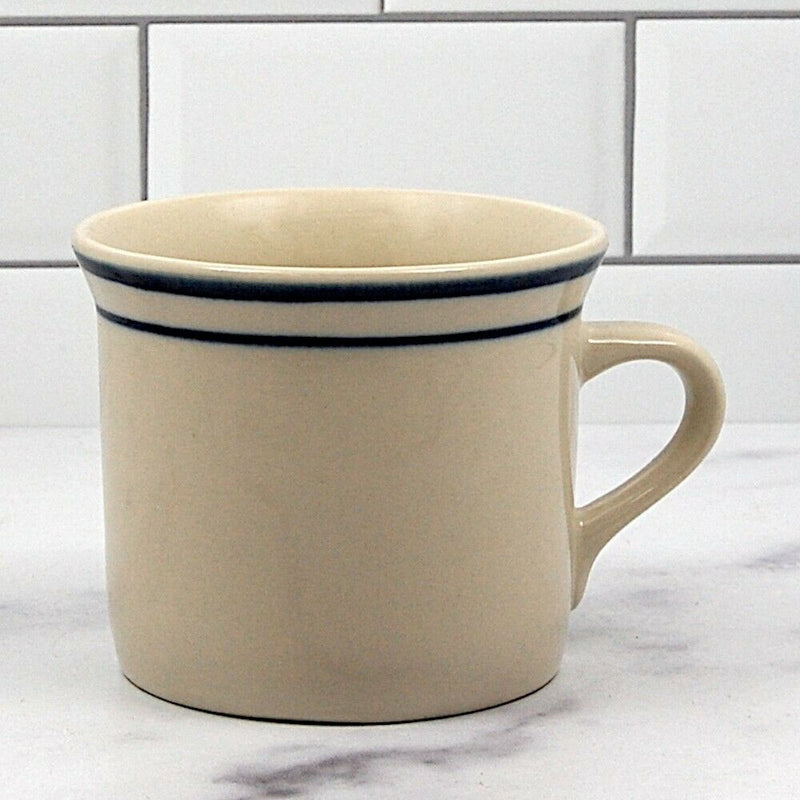 Load image into Gallery viewer, Brickoven Scandia Blue Stoneware Cup & Saucer Set of 5 Dinnerware Tableware Mug