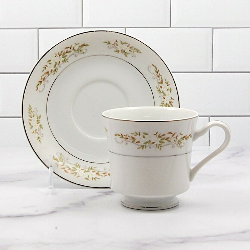 Load image into Gallery viewer, International Silver Co Tea Cup & Saucer Set of 5 Springtime 326 Japan Tableware