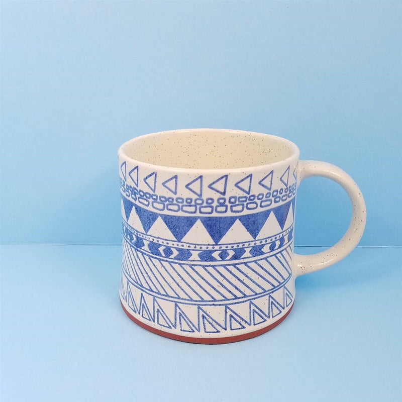 Load image into Gallery viewer, Southwest Inspired Coffee Mug Your Choice Cup Blue Sky Spectrum Pen Holder 17oz