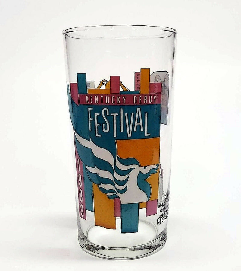 Load image into Gallery viewer, Kentucky Derby Festival Pegasus 1989 Mint Julep Beverage Drinking Glass