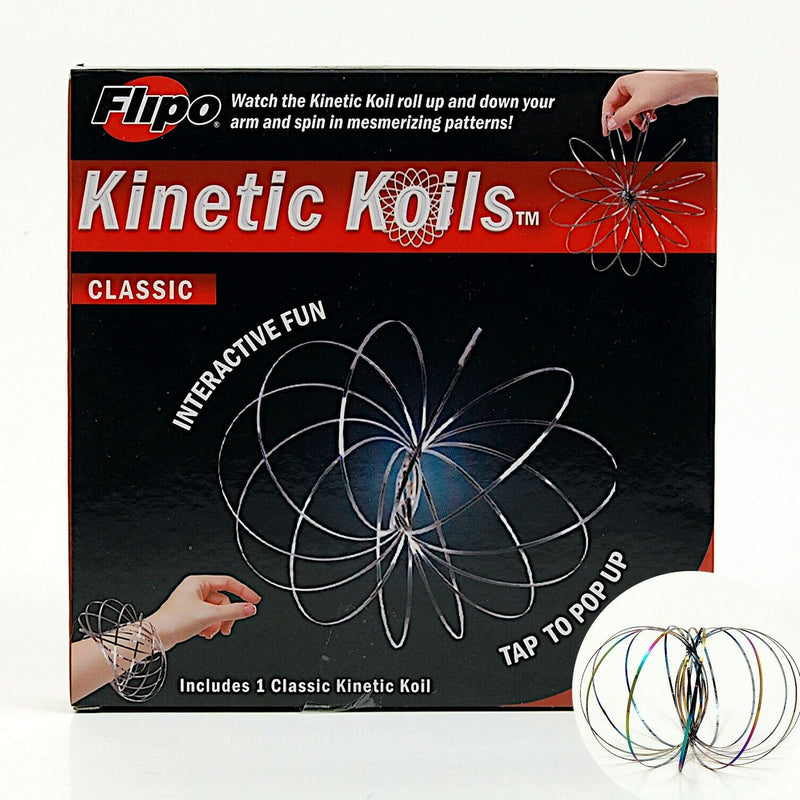 Load image into Gallery viewer, Kinetic Koils Spring Flow Ring Multi Sensory by Flipo Interactive Fun - Rainbow