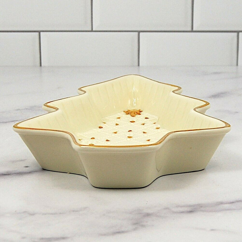 Load image into Gallery viewer, Formalities by Baum Bros Candy Dish Christmas Tree Bowl 8.25 Inches 21cm