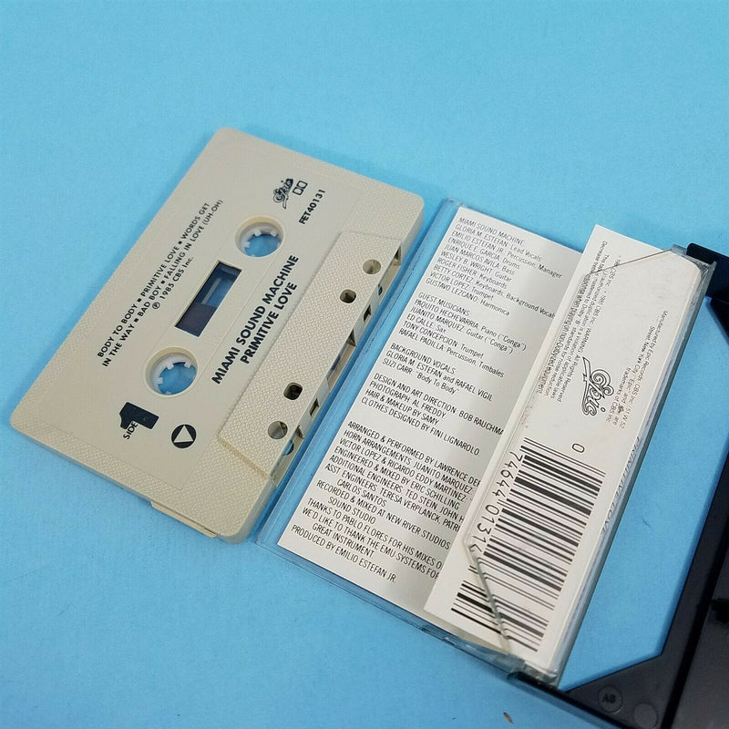 Load image into Gallery viewer, Miami Sound Machine Primitive Love Cassette Tape 1985 Pop 80's Album